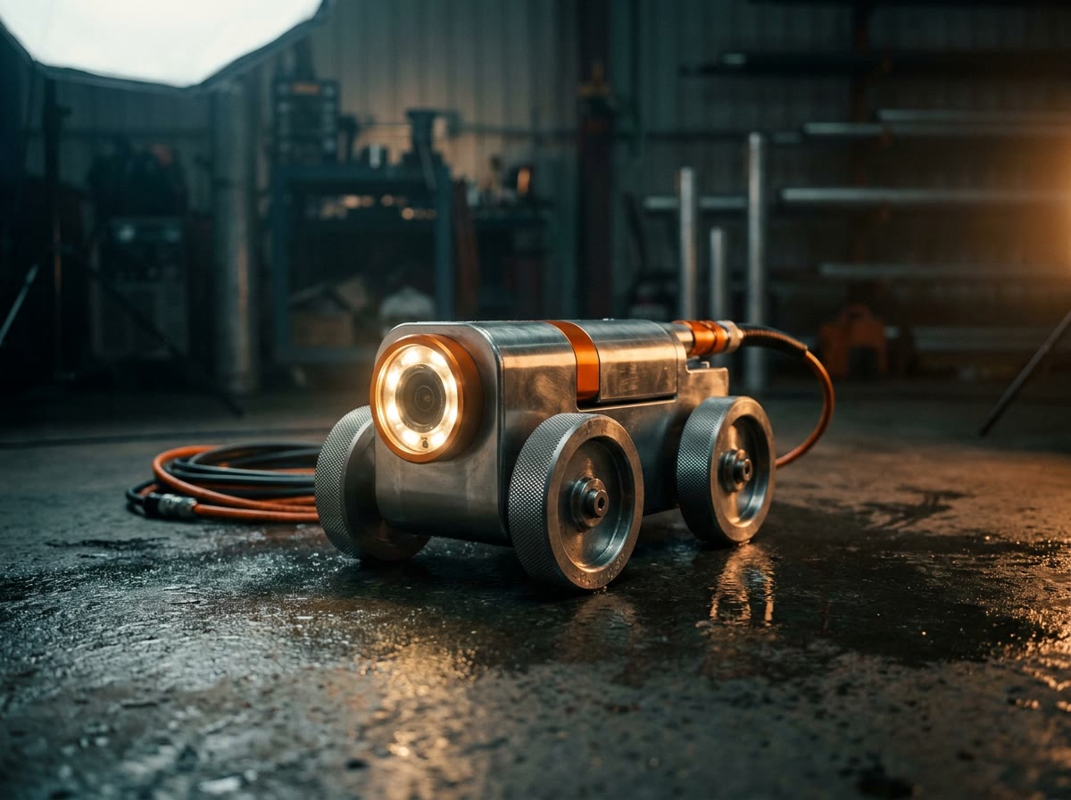 MicroView Pro Series compact CCTV pipe crawler