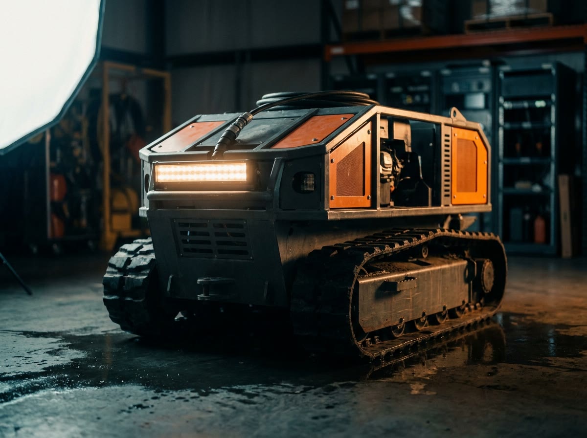 TractionMax 2400T heavy-duty sewer crawler